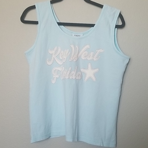 Exist NWT key west florida Vacation Summer tank small - Picture 1 of 7